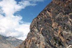 04 Coming Down The Other Side Of A Rock Blocking The Trail High Above Braldu River From Askole To Korophon.jpg